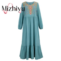 mizhiyu versatile new muslim womens hijab dress middle east dubai abaya turkey kaftan islamic clothing women arab style vestido