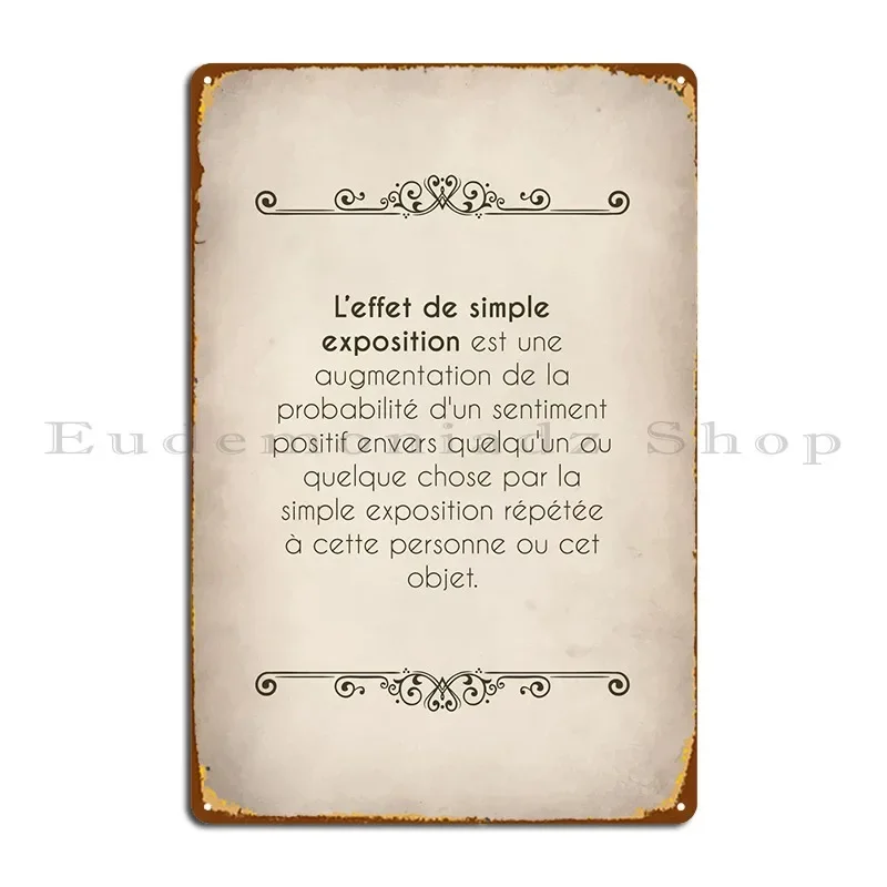 Effet De Simple Exposition металлические знаки ржавый ретро кино печать настенная пещера