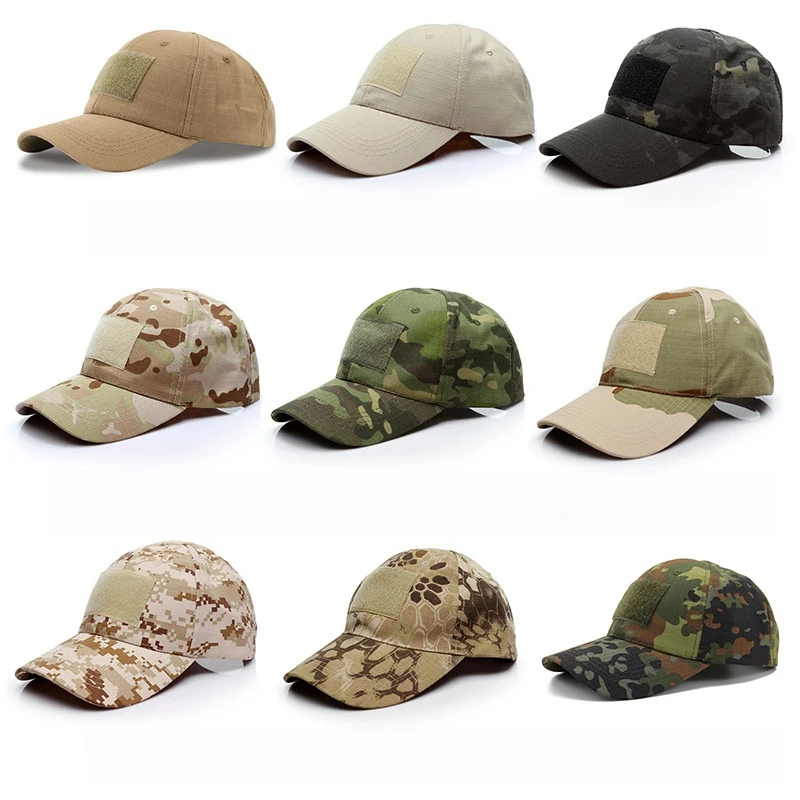 

Source camouflage baseball cap military fan camouflage hat sun visor special forces tactical hat python pattern hat wholesale