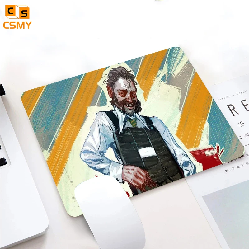 

Gamer Mouse Pad Small Disco Elysium Pc Gaming Mousepad Laptop Mat Mausepad Computer Table Mats Carpet Accessories Anime Keyboard