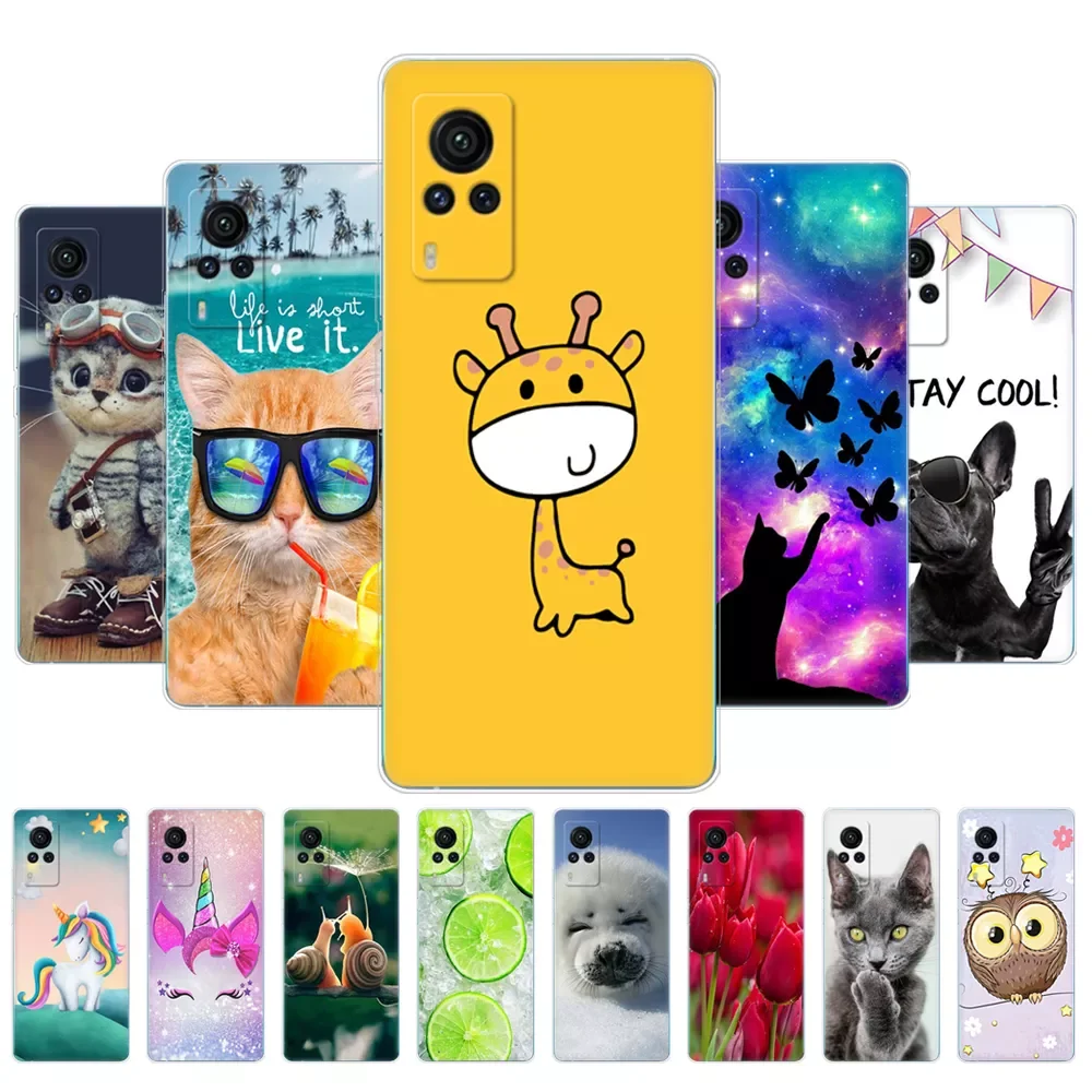 

For vivo X60 Pro Case Silicon Back Cover Phone Case For VIVO X60 Pro 5G Soft Case 6.56inch Coque TPU bumper X60Pro etui Funda