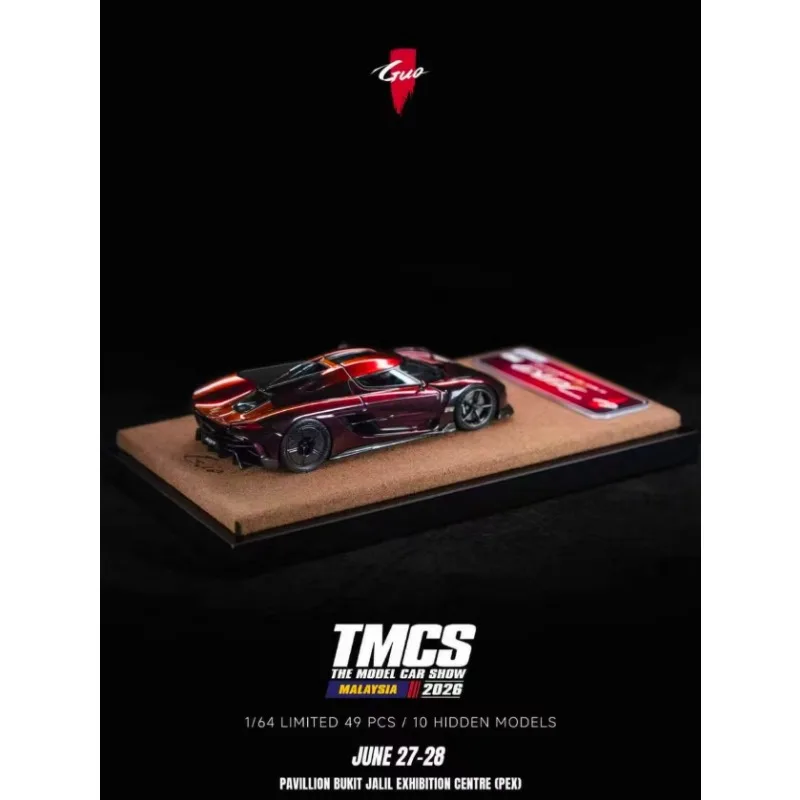 Фото Модель автомобиля GUO 1:64 TMCS Malaysia, лимитированная серия, с эффектом изменения цвета, из смолы. №3