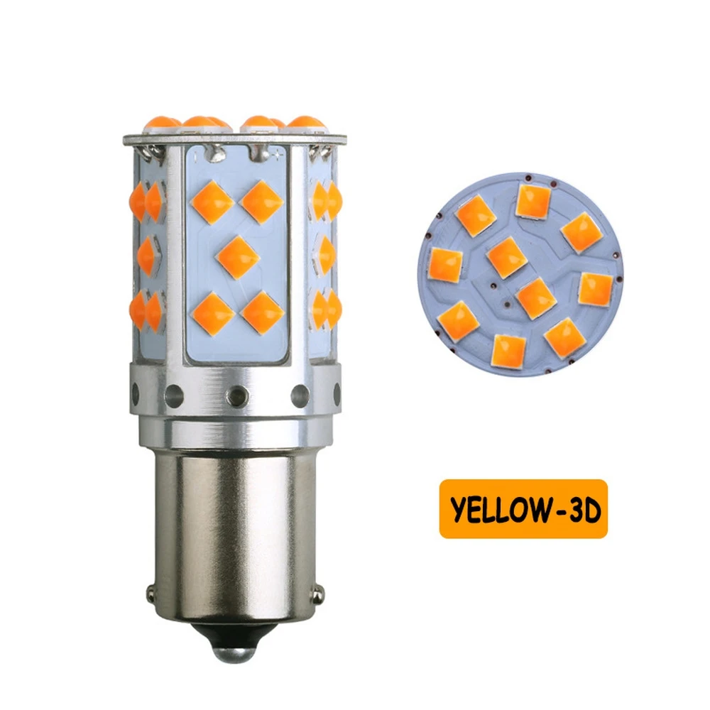 

10x Color T20 7440 1156 35smd Decoding Retrofit LED Bulb Turn Signal Lights