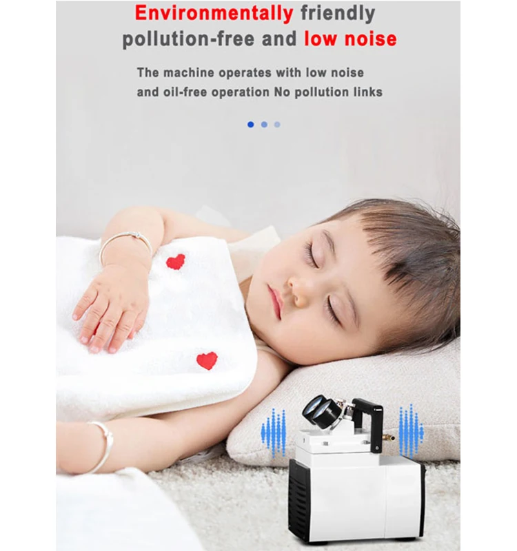 WEIAI Lab медицинский вакуумный насос 60 л/мин безмасляный мембранный отрицательного