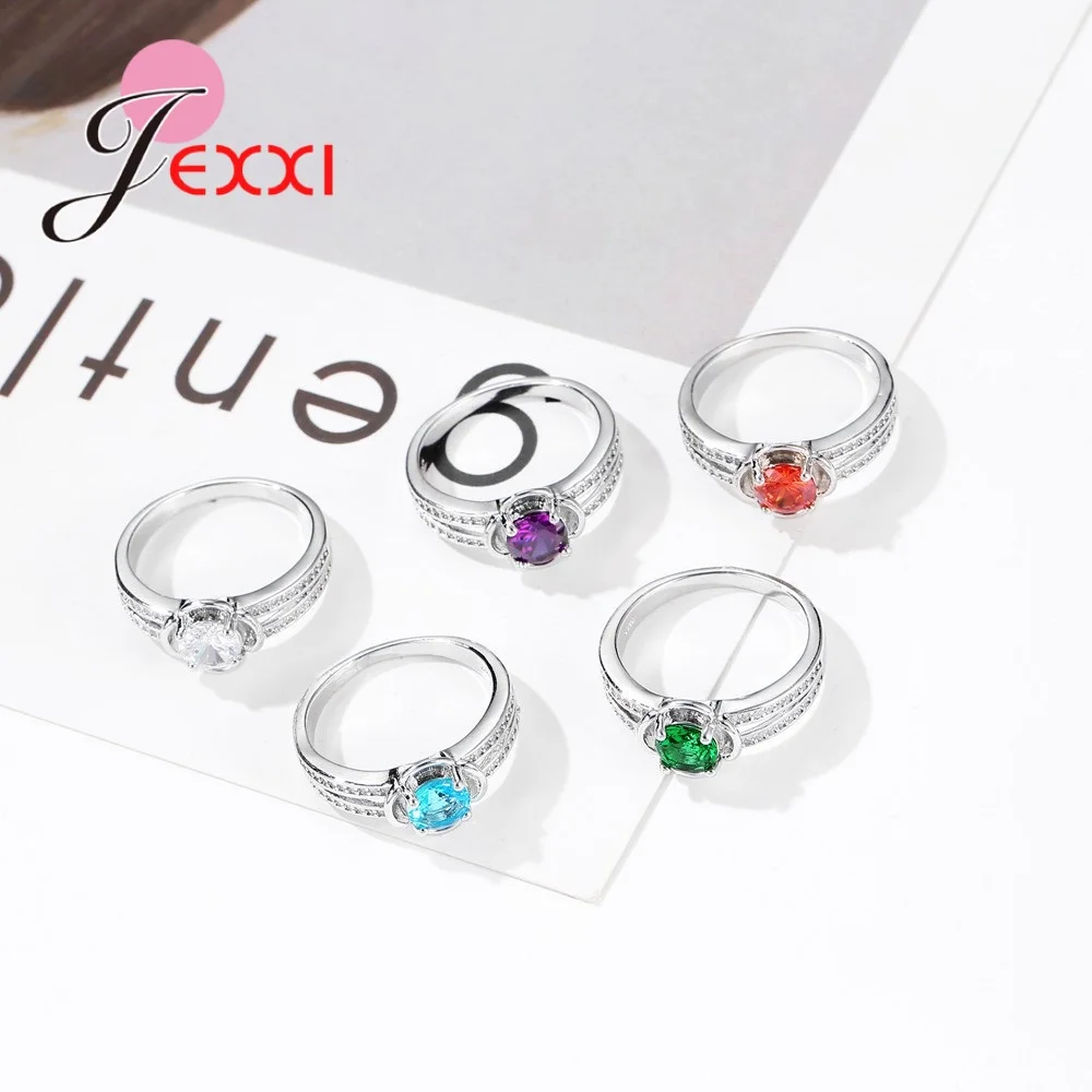 Женское кольцо в форме цветка One Love из стерлингового серебра 925 пробы с