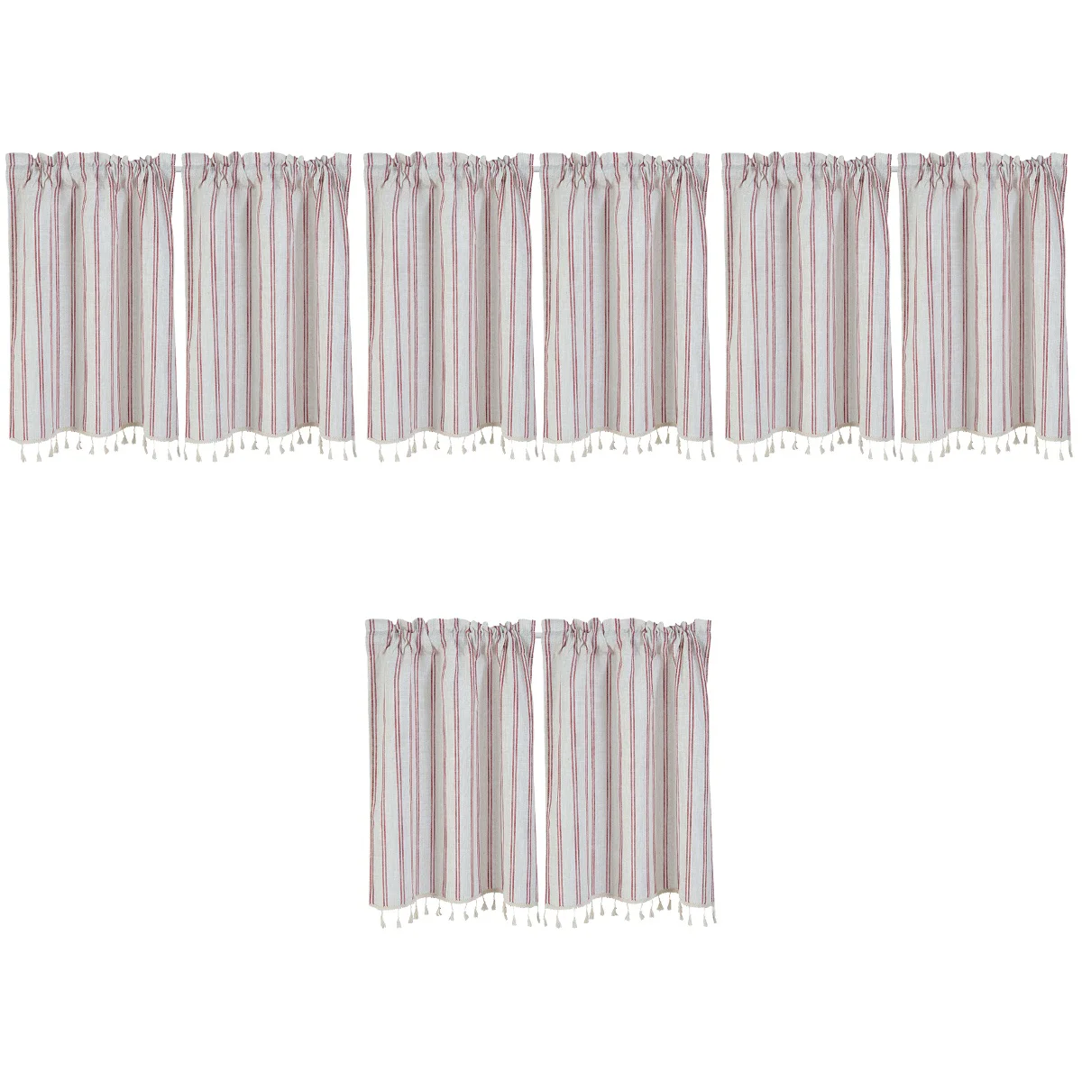

4x Small Window Curtains Blackout Cafe Curtains Window Curtains Drapes Kitchen Curtains Window Drapes Short