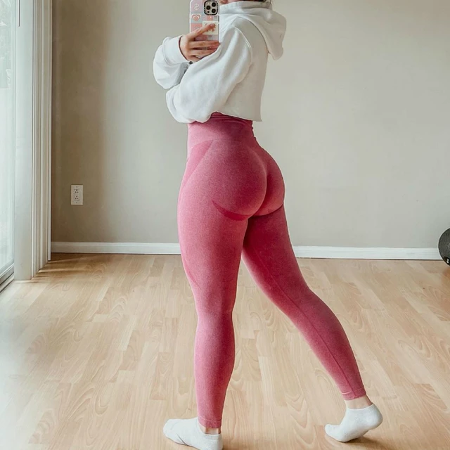Women's Contour Seamless Leggings Butt Lift Curves Workout Tights 2