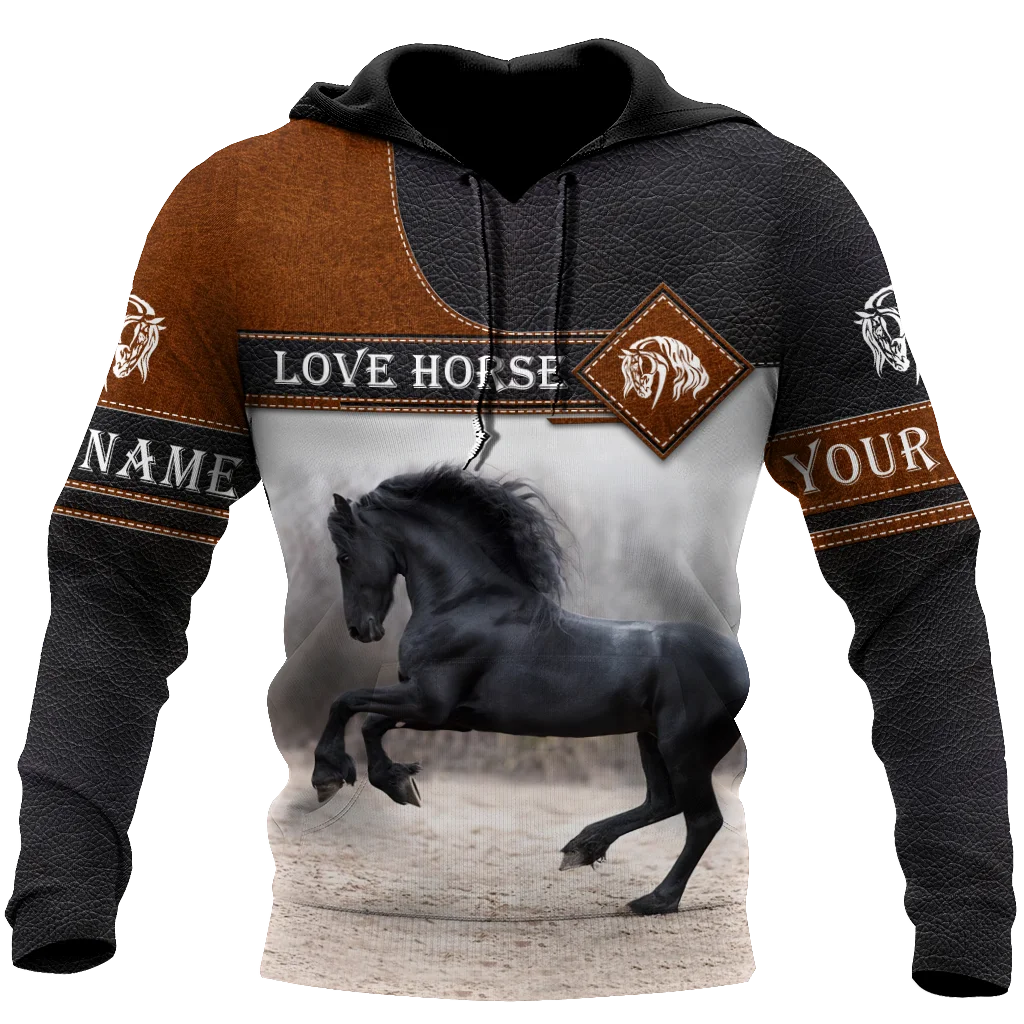 

Drop shipping Autumn Hoodies Beautiful Horse 3D Printed Mens Sweatshirt Unisex Streetwear Zipper Pullover Casual Jacket-60