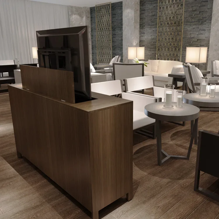 DIY 12 В откидная уличная подставка для телевизора скрытый моторизованный механизм