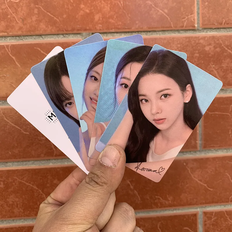 4 шт./компл. Kpop Aespa Lomo карты 2022 походные поздравления маленькая открытка