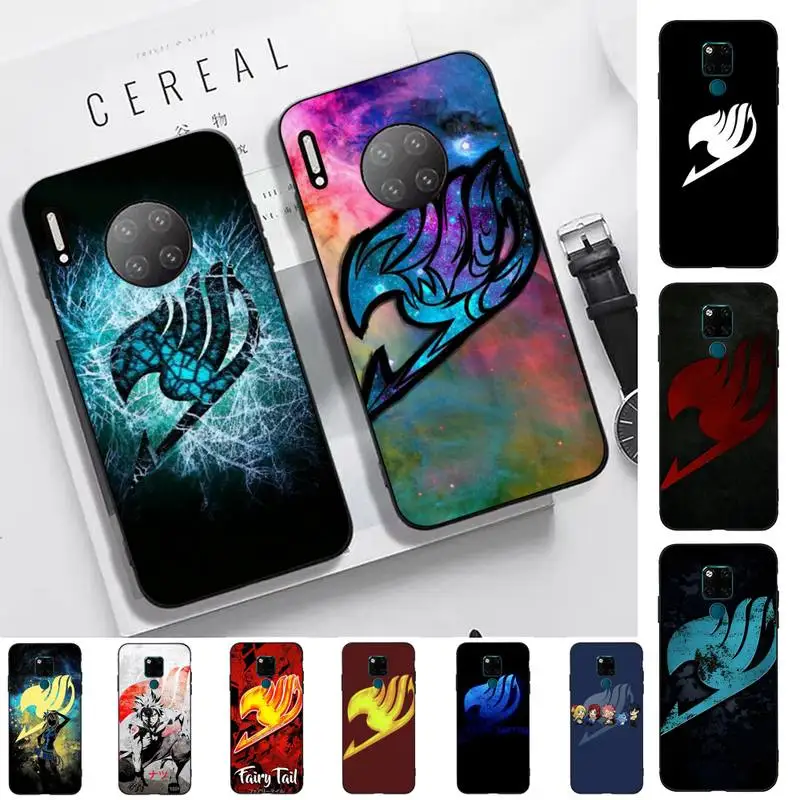 

Anime Fairy Tail Logo Phone Case for Huawei Mate 20 10 9 40 30 lite pro X Nova 2 3i 7se