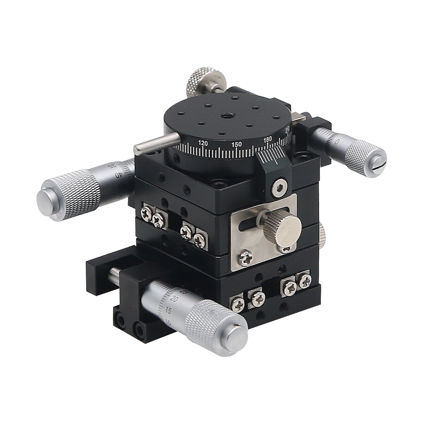 

SEMXYR-40 40x40mm Optical Stage High Precision 3Axis XYR Micrometer Linear Stage