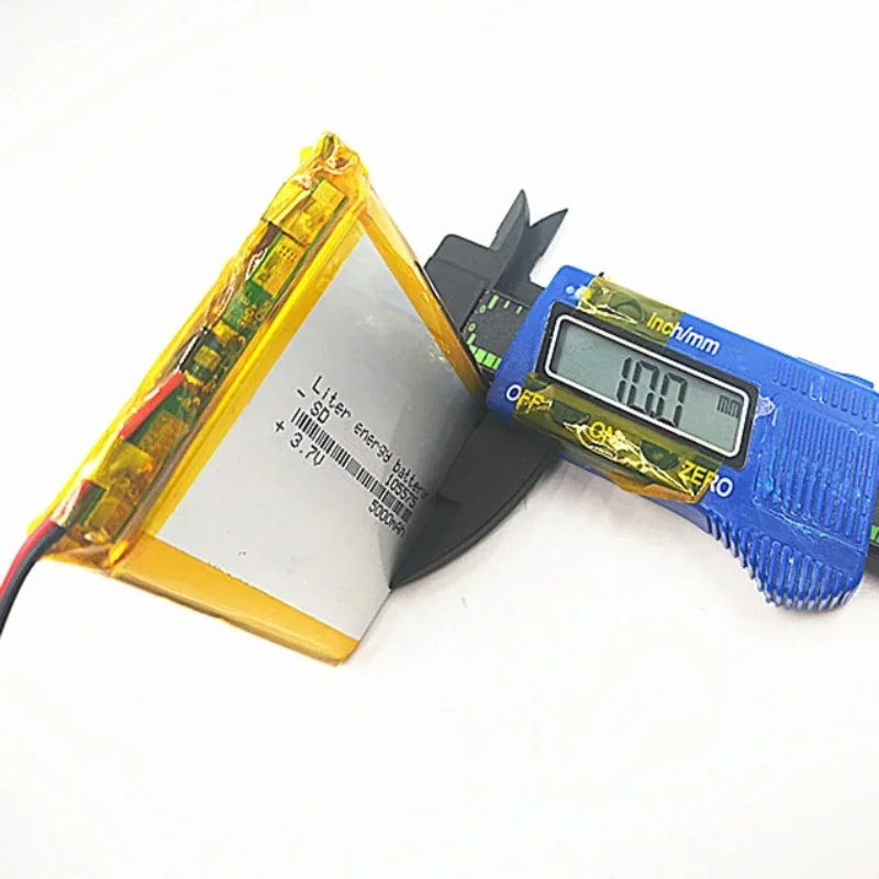 1 шт. 105575 3 7 В литий-полимерный аккумулятор 5000 мАч для DIY мобильной аварийной