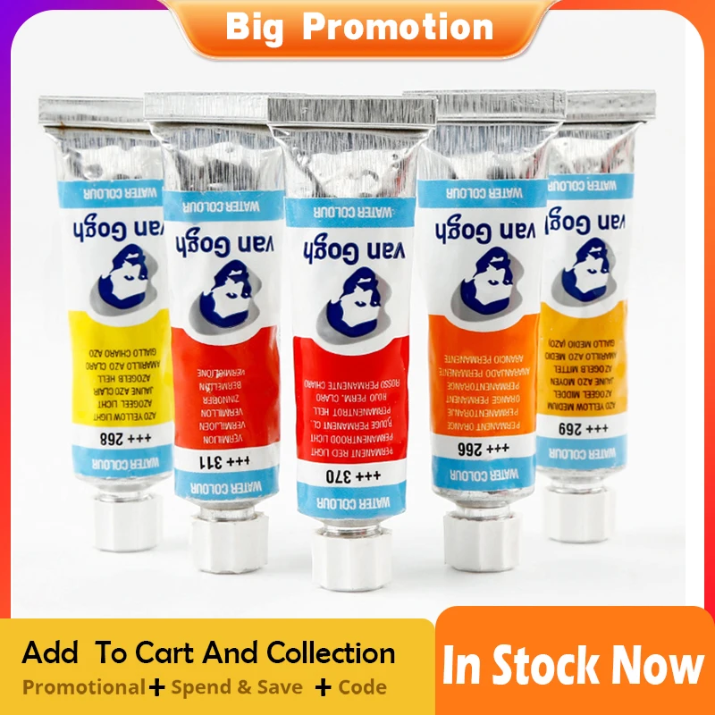 

Водоцветная пигментная трубка lVAN GOGH 10 мл, многослойная прозрачная водоцветная краска, перламутровый металлический цвет