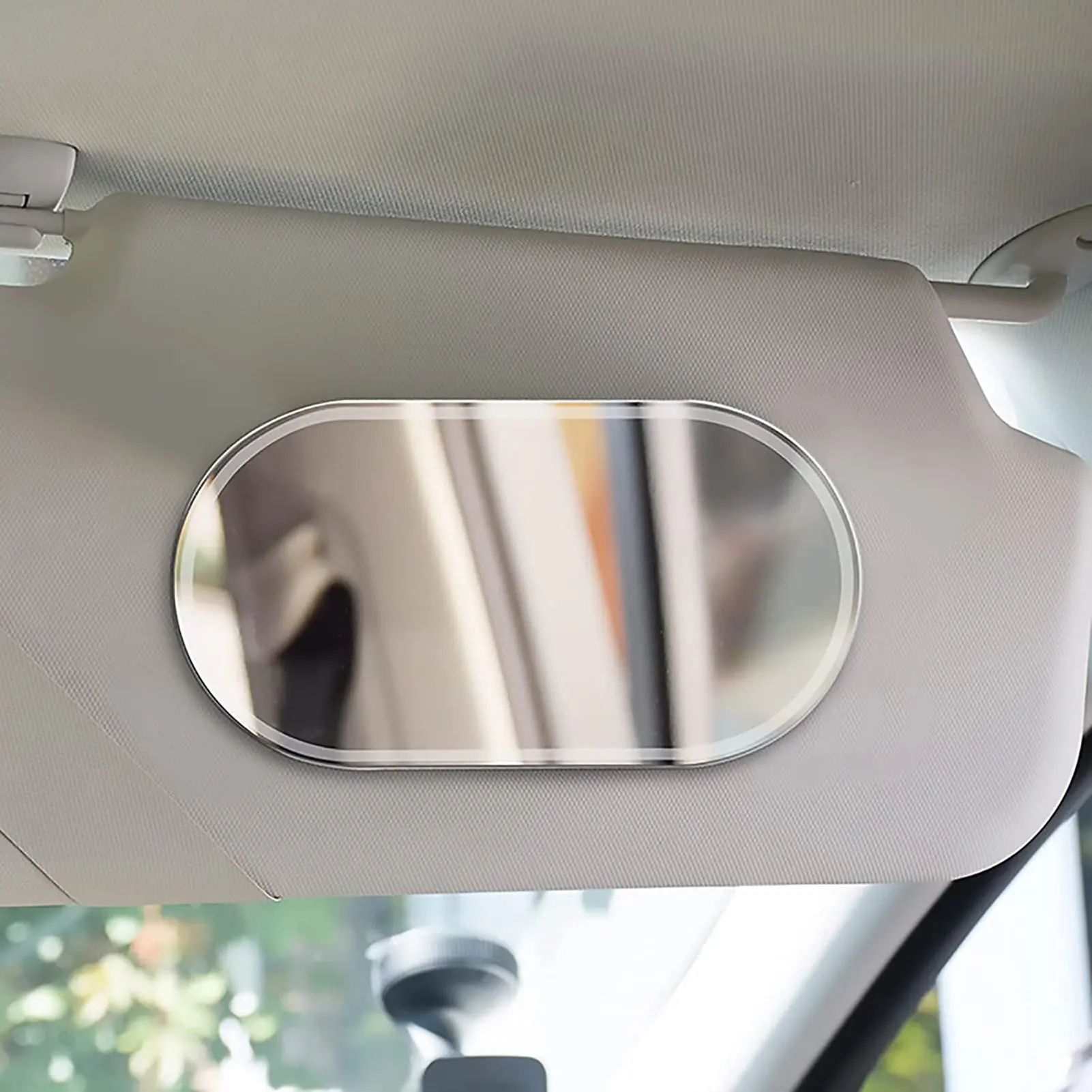 

Car Visor Vanity Mirror Makeup Mirror For All Car Rear View Sun-Shading Cosmetic Mirror Universal For Car Truck Window Bathrooms