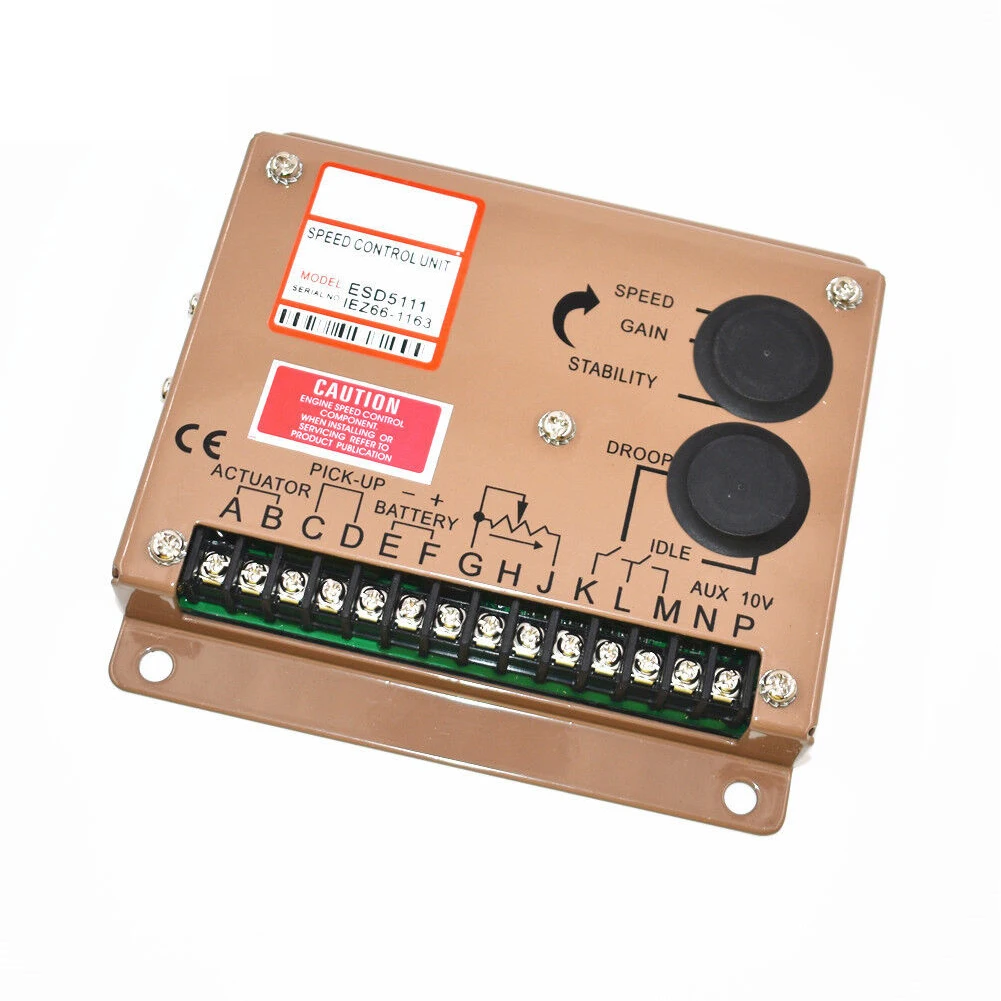 

Контроллер регулятора двигателя ESD5111 1000-10000 Гц 0,5-120 регулятор скорости вращения, синхронный генератор непрерывного состояния, детали