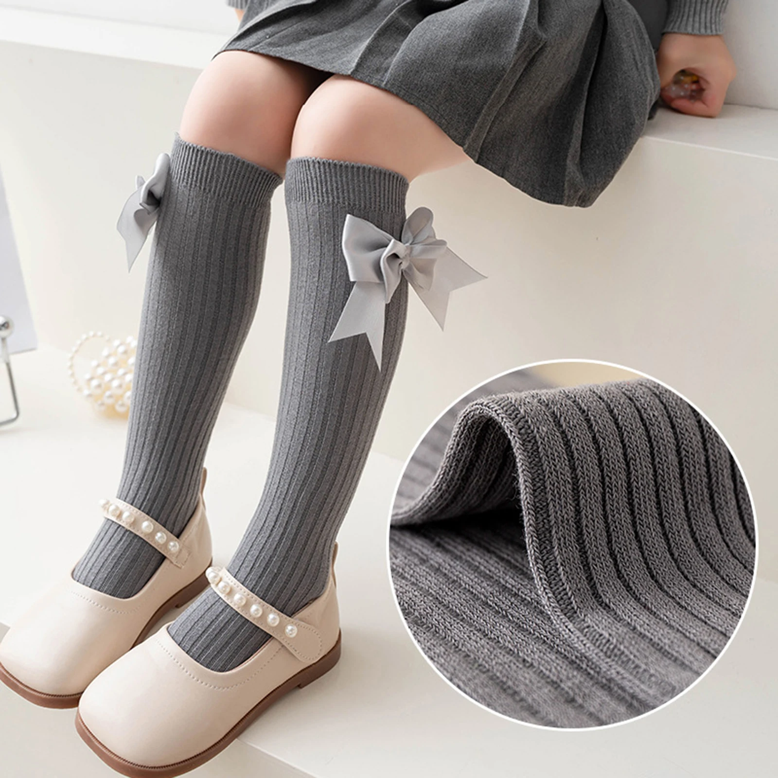 

Зимние гольфы для маленькой девочки в стиле "Лолита"