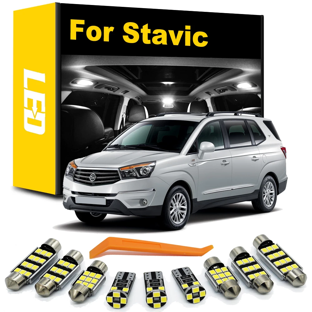 

Автомобисветодиодный Светодиодная лампа Canbus для салона Ssangyong Stavic 2005- 2015 2016 2017 2018 2019 2020 2021 2022