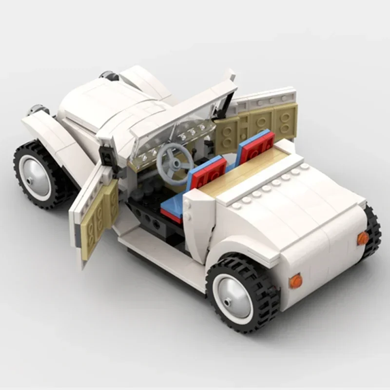Конструктор Moc Классическая городская модель автомобиля винтажная технология