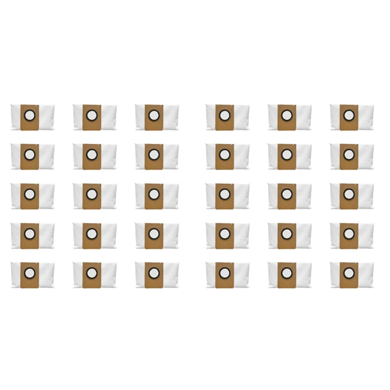 

For ECOVACS DEEBOT X1 OMNI Robot Vacuum Cleaner High Capacity Leakproof Dust Bag Replacement Parts, 30 Pack