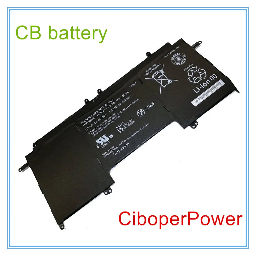Оригинальное качество ноутбука Батарея 7,5 V 4740 мА/ч, BPS38 ноутбук Батарея для SVP13 Pro13 Pro11 VGP-BPS38