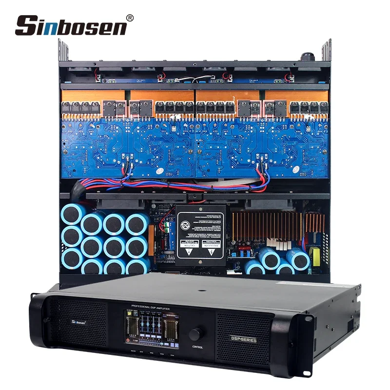 DSP-10Q Class Td Dsp 4-канальный FIR 2u сенсорный экран для усилителя мощности 2000 Вт
