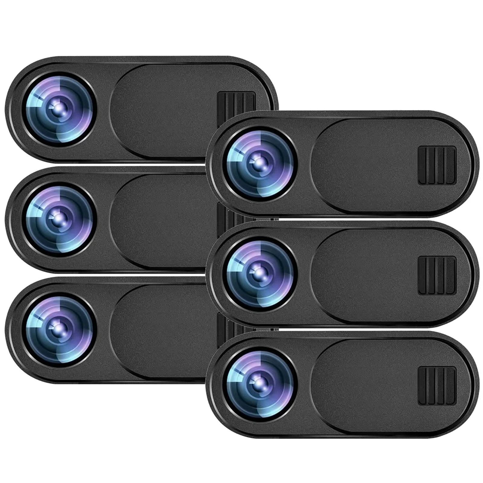 6pcs For Tesla Model 3 Y 2017-2021 Camera Lens Privacy Cover Security Webcam Covers Slide Blocker For Car Interior Accessories