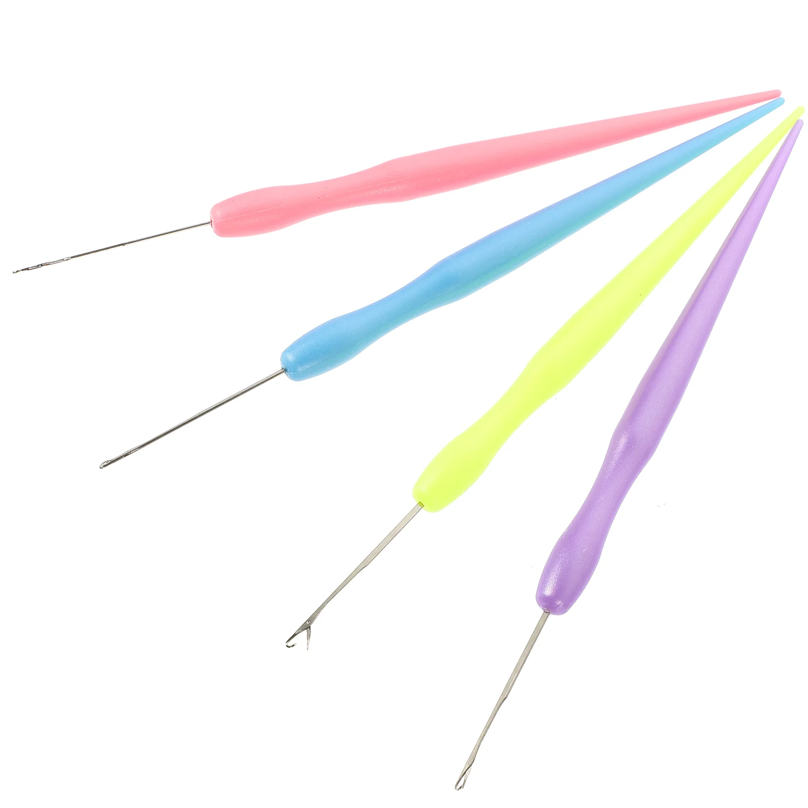 4 шт. инструменты для плетения крючком иглы крючки волос дреды набор инструментов