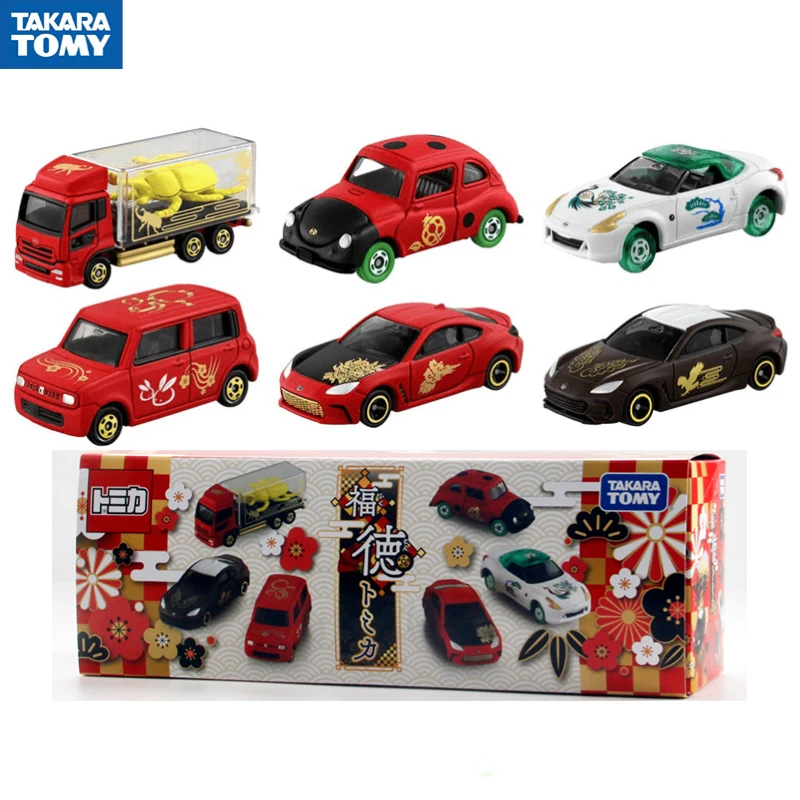 

Spot TAKARA TOMY 2023 New Year Limited Simulation Alloy Car Model Collection Toy Blind Box Wanfu Tomica