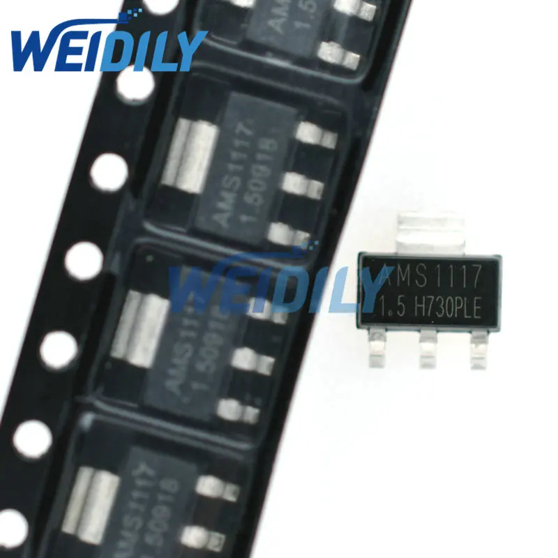 

10 шт. AMS1117-1.5 AMS1117 SMD Chip SOT-223 новая Оригинальная оптовая продажа
