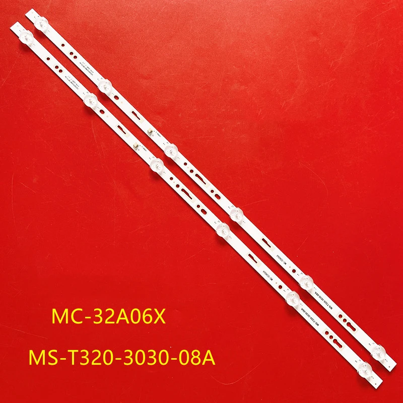 

Светодиодная лента для 6LED 3V MS-T320-3030-08A MC-32A06X для NEO 32-дюймового светодиодного телевизора 32A/3210 Ming CAI MC-32A3291 JS-ME32M106ED G32dhdx8-Q