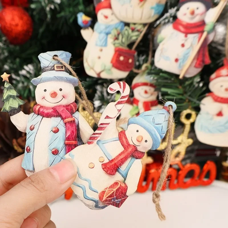 36/18 шт. подвесные подвески в виде снеговика из мультфильма рождественской елки