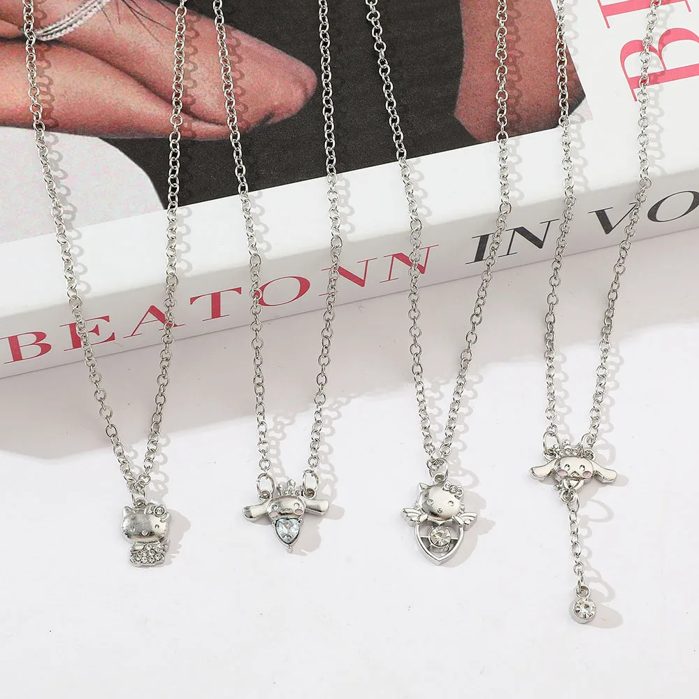 Милое ожерелье Sanrio коричная цепочка с орнаментом украшение на день рождения для