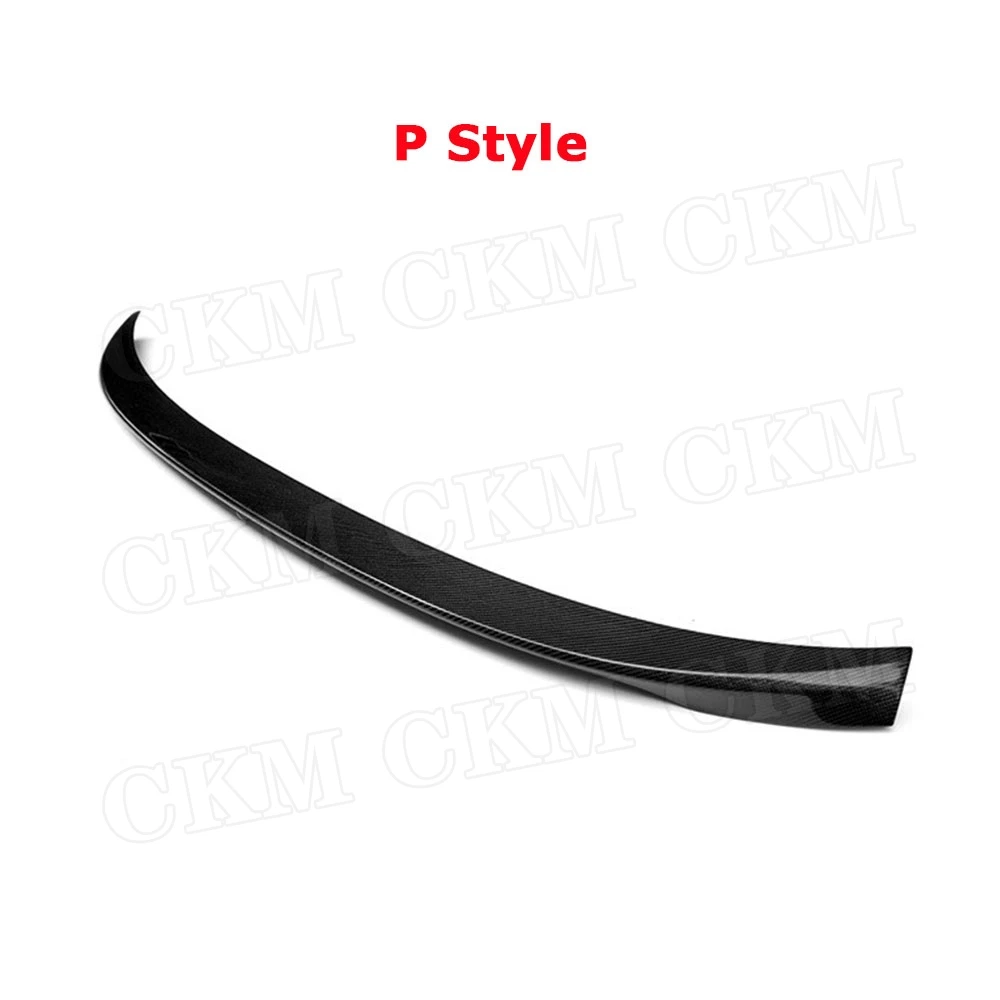 Задний спойлер багажника из углеродного волокна накладка на багажник крылья для