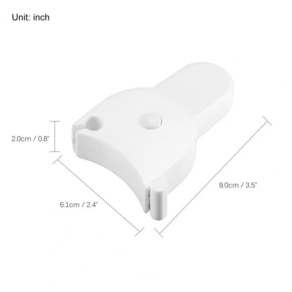 Легкая искусственная полипропиленовая линейка для измерения талии простая в