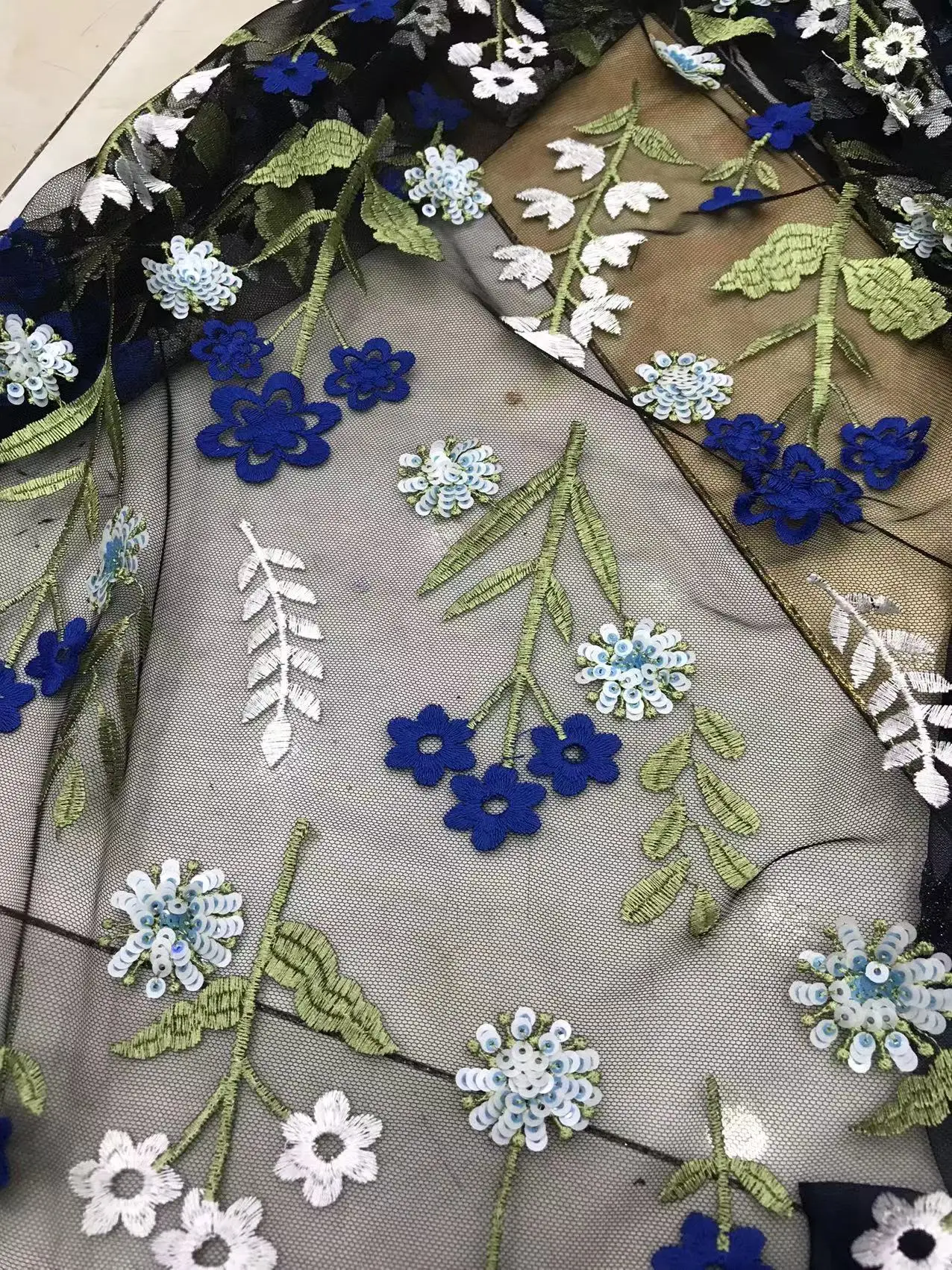 Новинка супер красивые блестки 3D трехмерное маленькое свежее кружевная вышивка