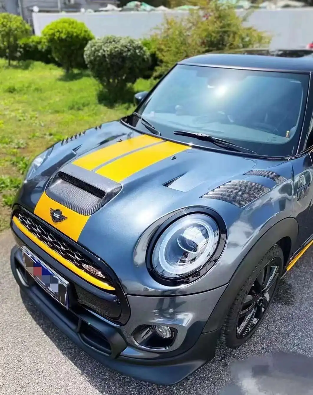 Стильная крышка из углеродного волокна AG для mini F56JCW