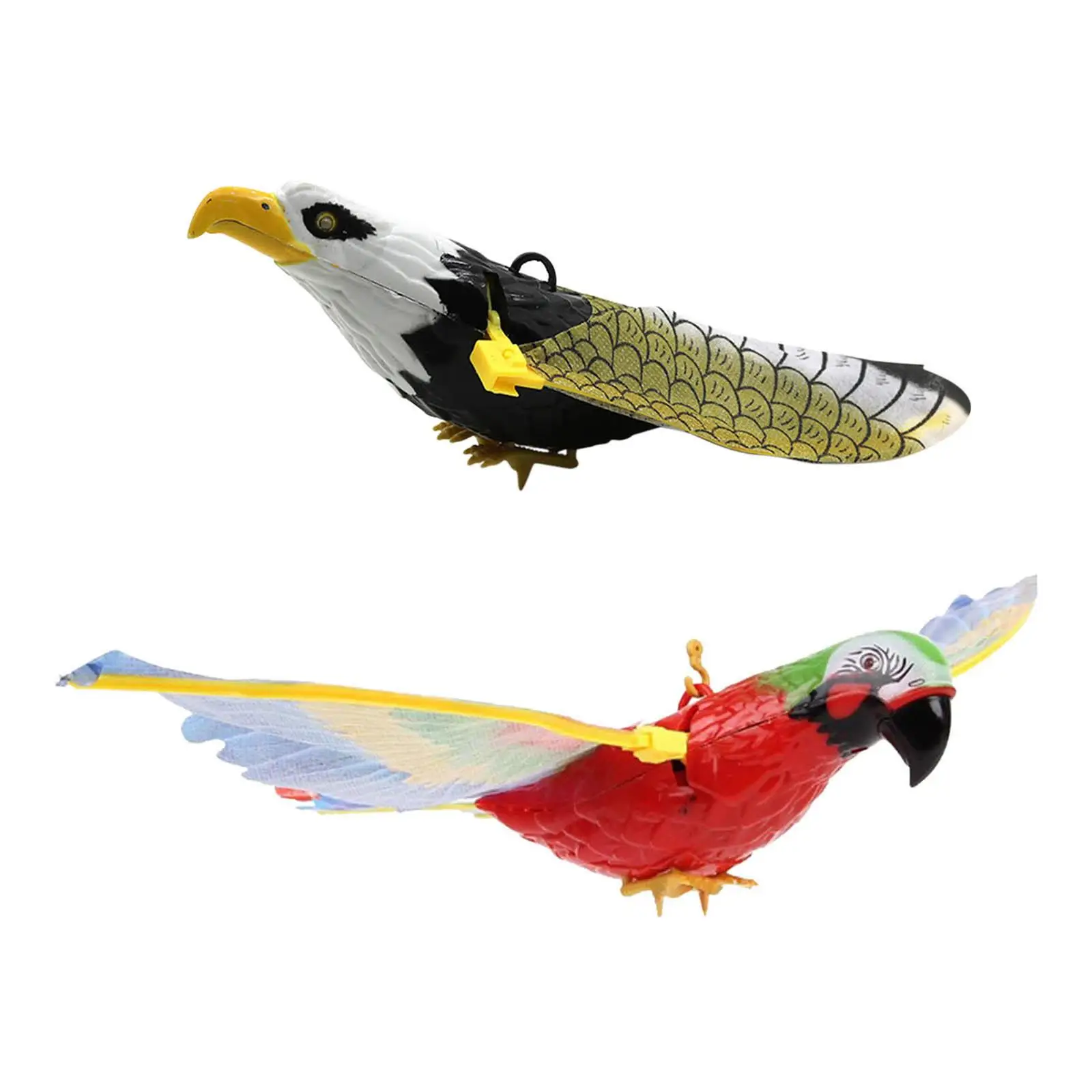 

Bird Scarer Flying Kite Life Size with Light Sound Pest Control Bird Repellent Deterrent Flying Bird for Yard Farm Garden