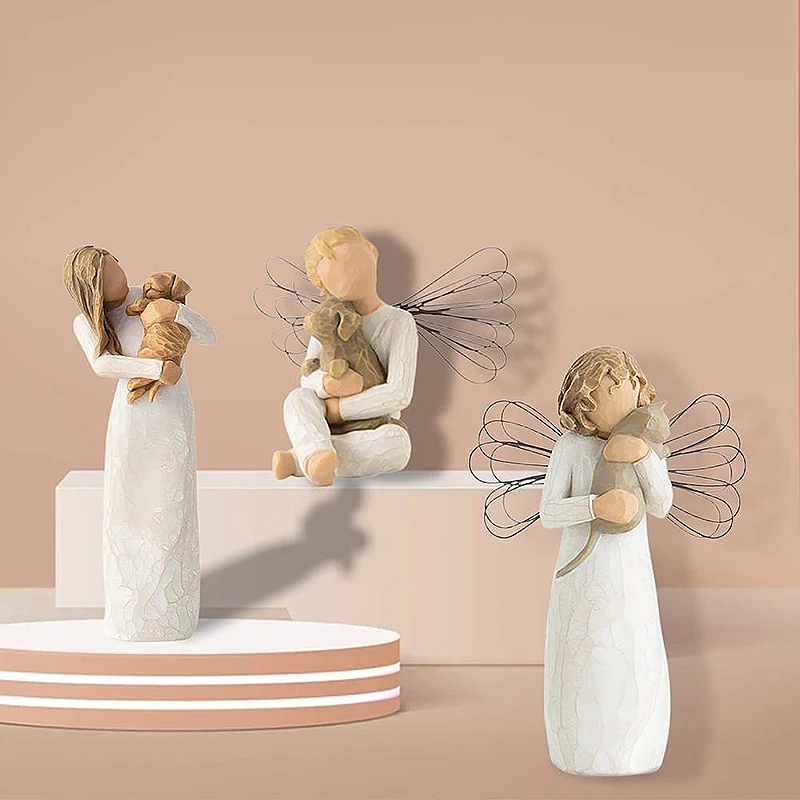 Художественные современные скульптуры статуя из смолы украшение для дома