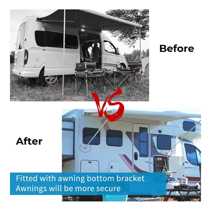 Новые запасные части Аксессуары Нижний кронштейн для RV Тент Sunchaser II 09152021