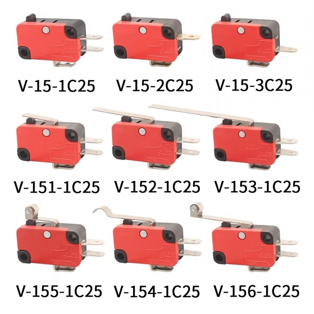 50 шт. микро переключатель для путешествий V-15 V-152 V-153 V-154 V-155 V-156-1c25 15A250V Мгновенный