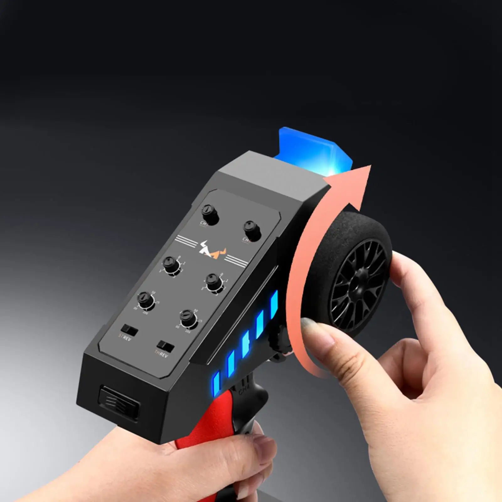 RC Transmitter and Receiver Multipurpose 200M 2.4GHz 6 Channel Remote Controller for RC Helicopter Quadcopter Truck Accessories