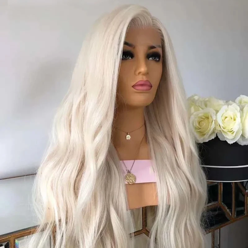 Пепельно-русый мелирование свободная глубокая волна для женщин повседневная