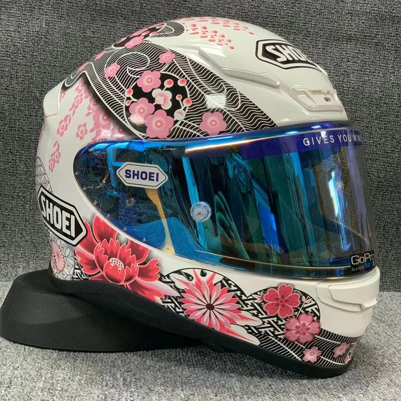 

Full Face Motorcycle Helmet Z7 Harmonnic Tc-10 Anti-fog Visor Riding Motocross Racing Motobike Helmet White/red H