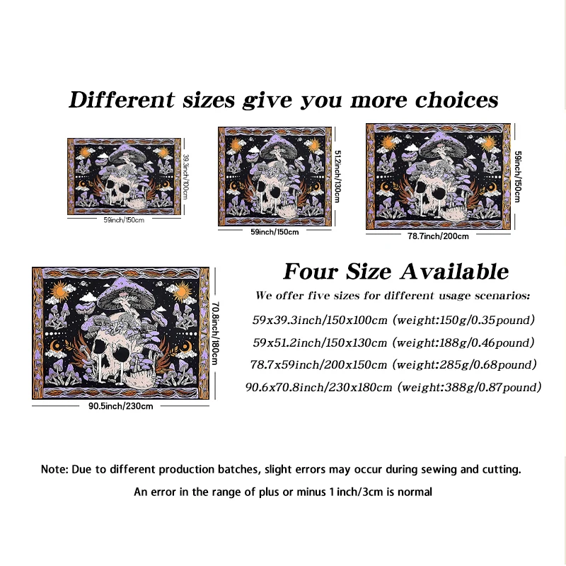 Гобелен с изображением грибов