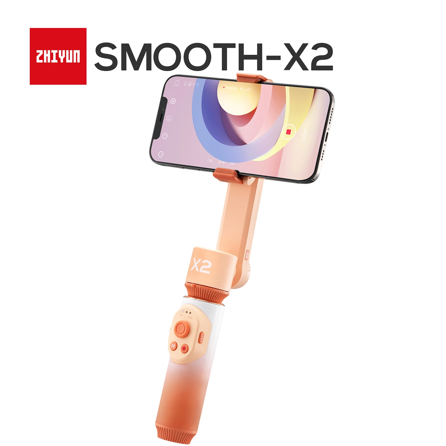 

ZHIYUN SMOOTH Phone Gimbal Handheld Stabilizer 2 - Axis Mobile Phone Gimbal ZHIYUN SMOOTH for Smartphones With Light