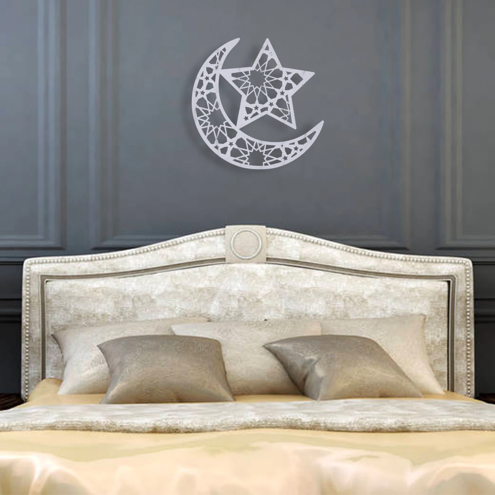 

Рамадан подарок smuslim счастье Рамадан оконные наклейки для мусульманвечерние Декор Ид Аль АДГ Подарки Золотой/Серебряный/черный