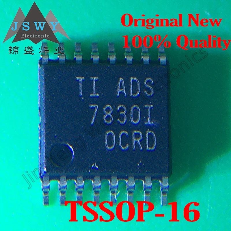 

5PCS ADS7830IPWR silkscreen 7830I analog-to-digital converter chip package TSSOP16 100% new original spot product