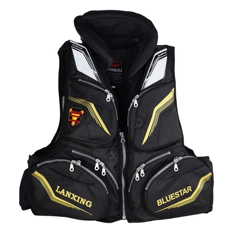 ZYZ Мужская камневая рыболовная куртка многофункциональный плавучий жилет