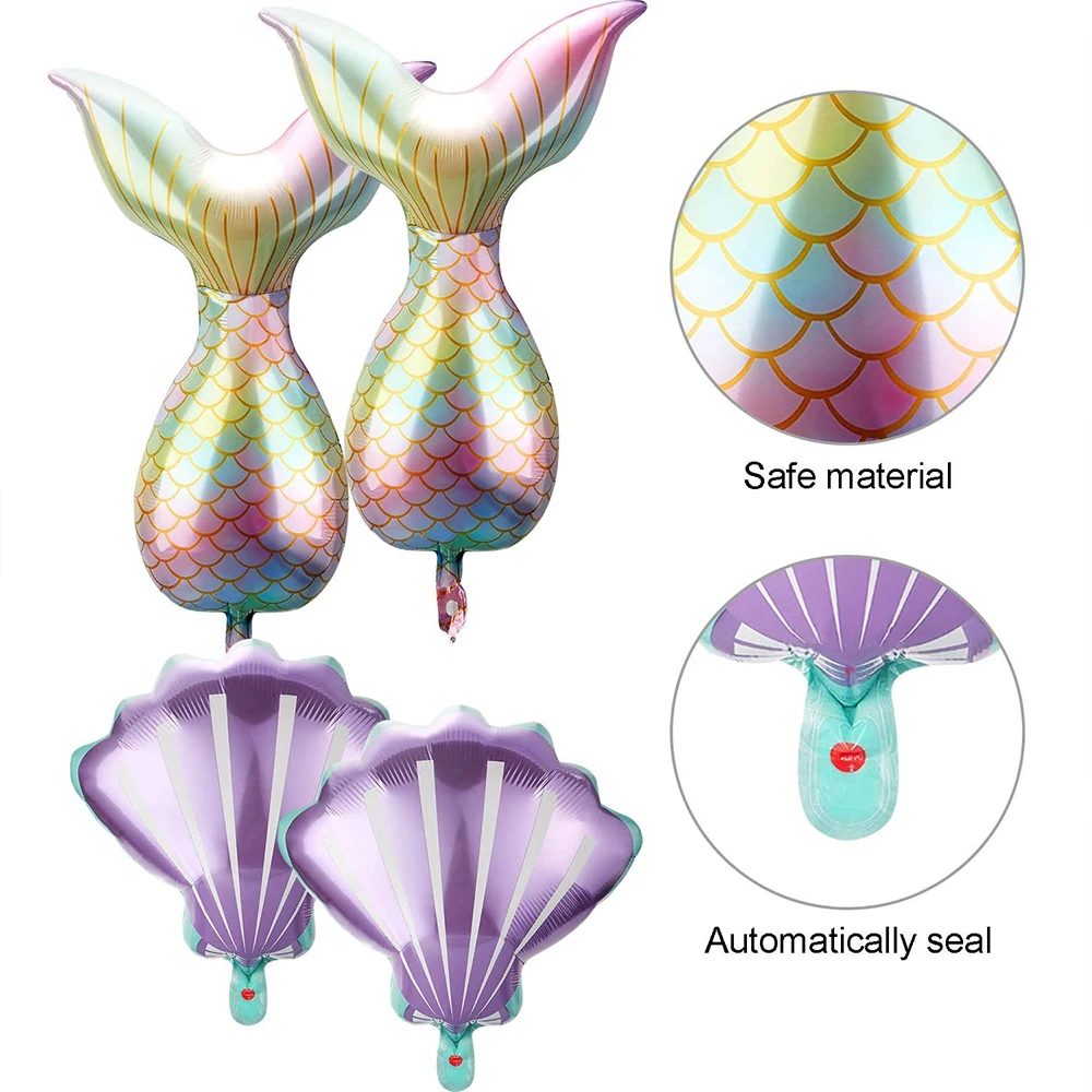 Русалочка хвост воздушный шар День рождения Свадьба лето пляж Русалка морской
